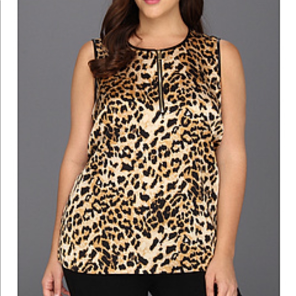 Leopard Print Blouse - image 1